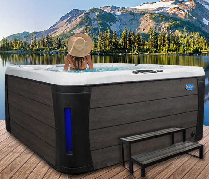 Calspas hot tub being used in a family setting - hot tubs spas for sale Middle Island